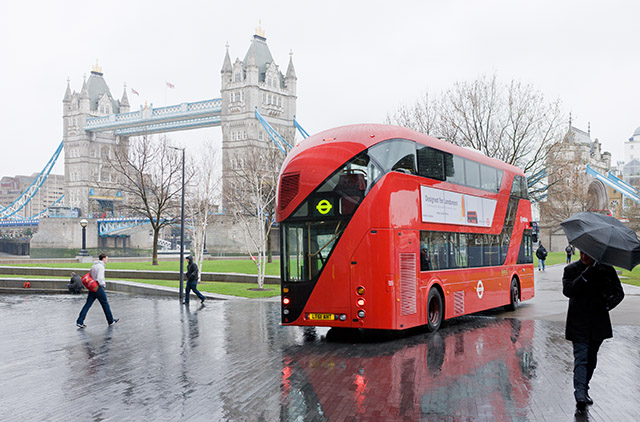 Редизайн двухэтажных автобусов в Лондоне
